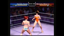 War or the Rumble Roses - Swimsuit Battle - Candy Cane vs Makoto Aihara (RR)