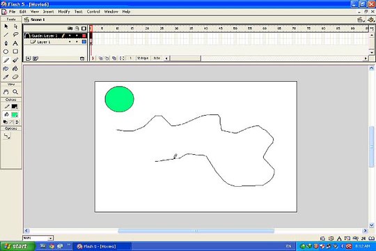 Guide Layer in Macromedia Flash 5 Urdu Hindi Tutorial 2of7