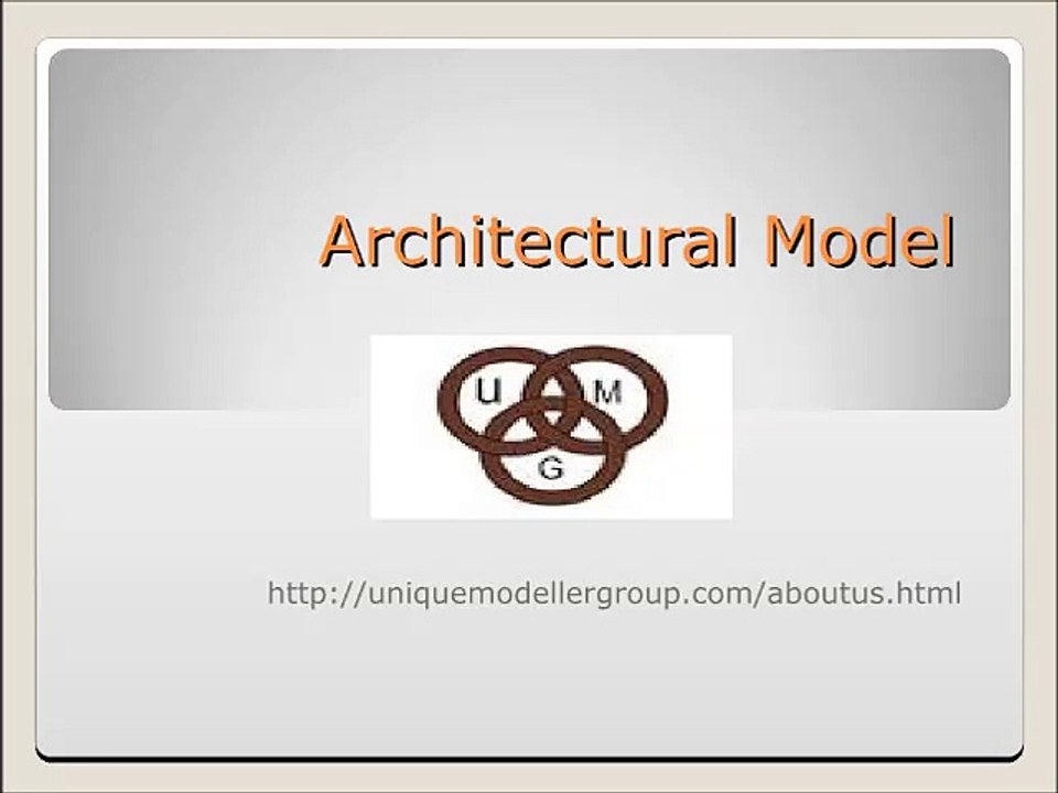 Architectural Model Maker