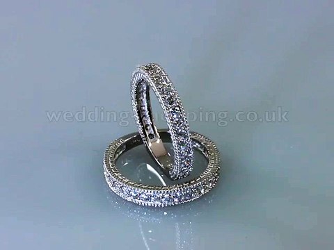 Sterling Silver Created Diamond Ring