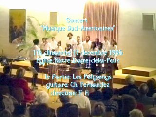 Concert "ACJ Macon" Decembre 1995 "Amerique du Sud" 1. Les Polysongs