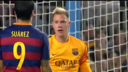 Ter Stegen And Luis Suarez Debate After Goal