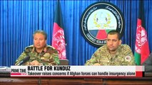 Afghan forces attempt to take back city from Taliban