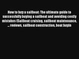 How to buy a sailboat: The ultimate guide to successfully buying a sailboat and avoiding costly