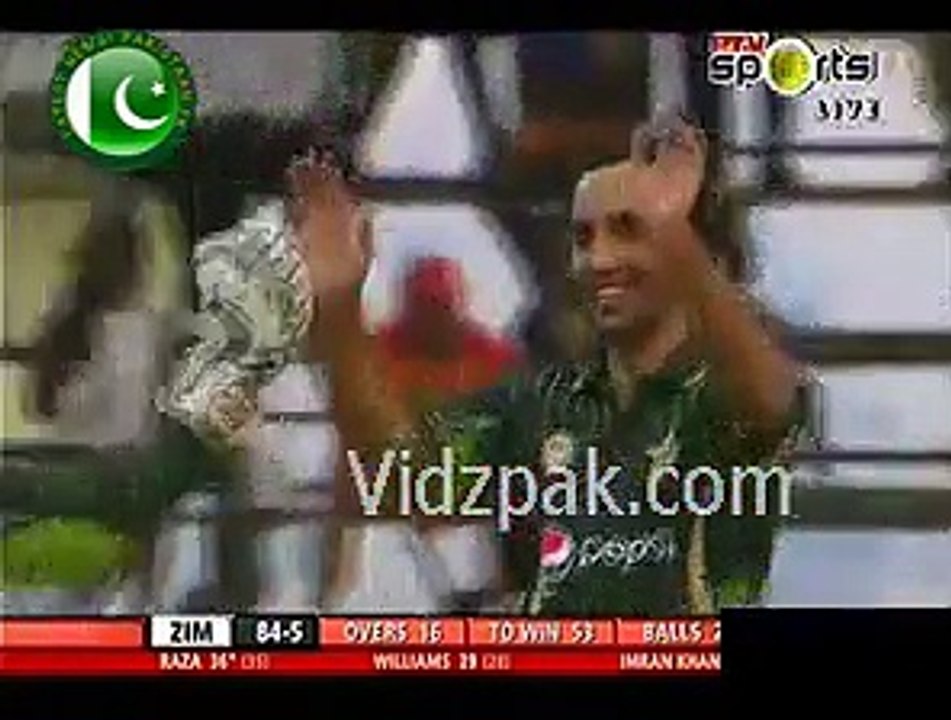 Pakistan Won T20 Series Against Zimbabwe (Fall of wickets + Imran Khan Last over)