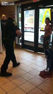 Guy on Drugs Is Immune to two Taser guns