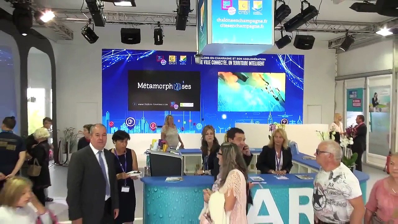 Présentation du stand.
