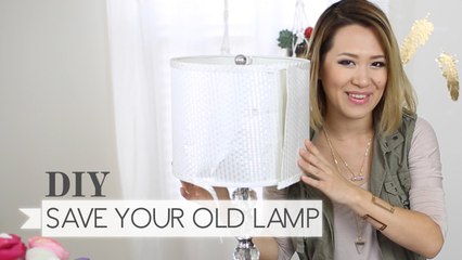 DIY: Recycle that Old Lamp ∞ Trash to Fab w/ AnneorShine
