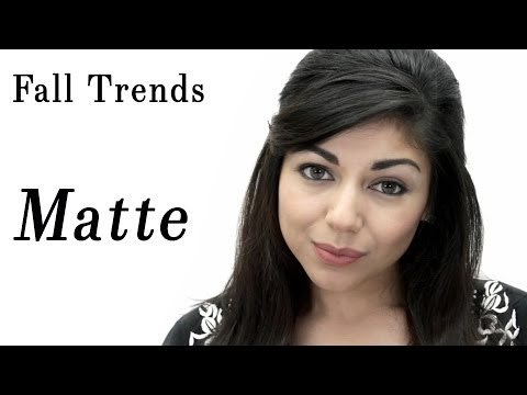 Fall Trends: Matte Look (Charis Lincoln)