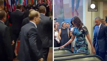 Obama e Putin: strette di mano e braccio di ferro sulla Siria