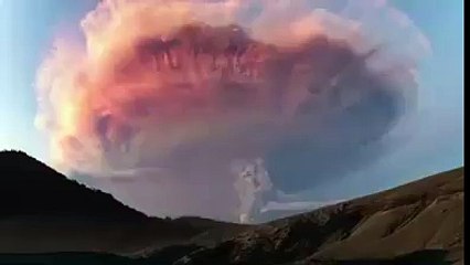 Huge unknown explosion on sky - strange
