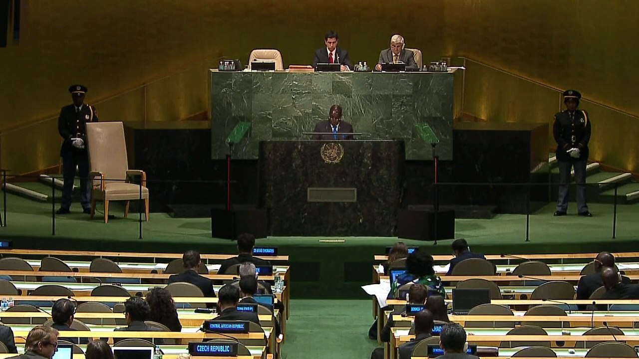 Robert Mugabe homophobic rant at UN