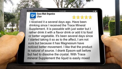 Coco Mak Organics Bay ShoreExcellentFive Star Review by Chan .