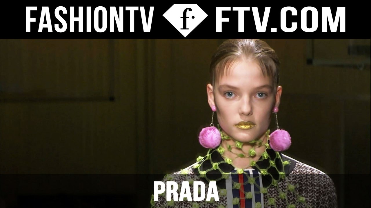 PRADA Spring 2016 Runway Show at Milan Fashion Week | MFW | FTV.com