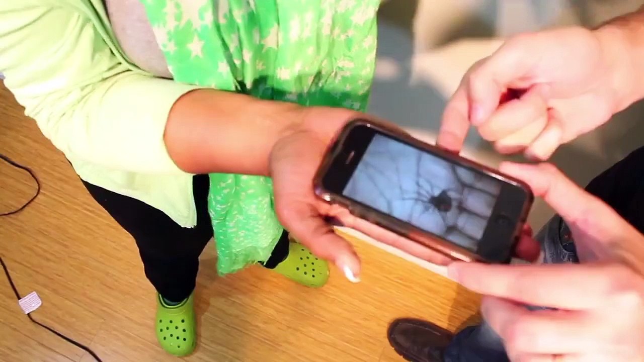 So scary magic trick if you hate Spiders