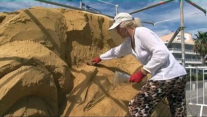 Sculpture sur sable - Irina Socolova