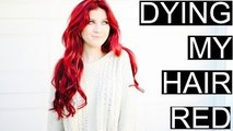 Dying My Hair Red | Red Ombré Hair Tutorial