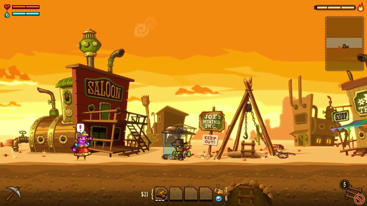 Let's Play SteamWorld Dig - Folge 3 - Locker flockig Portal