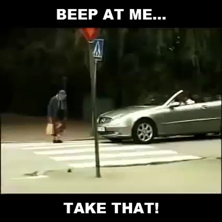 Grandma get angry