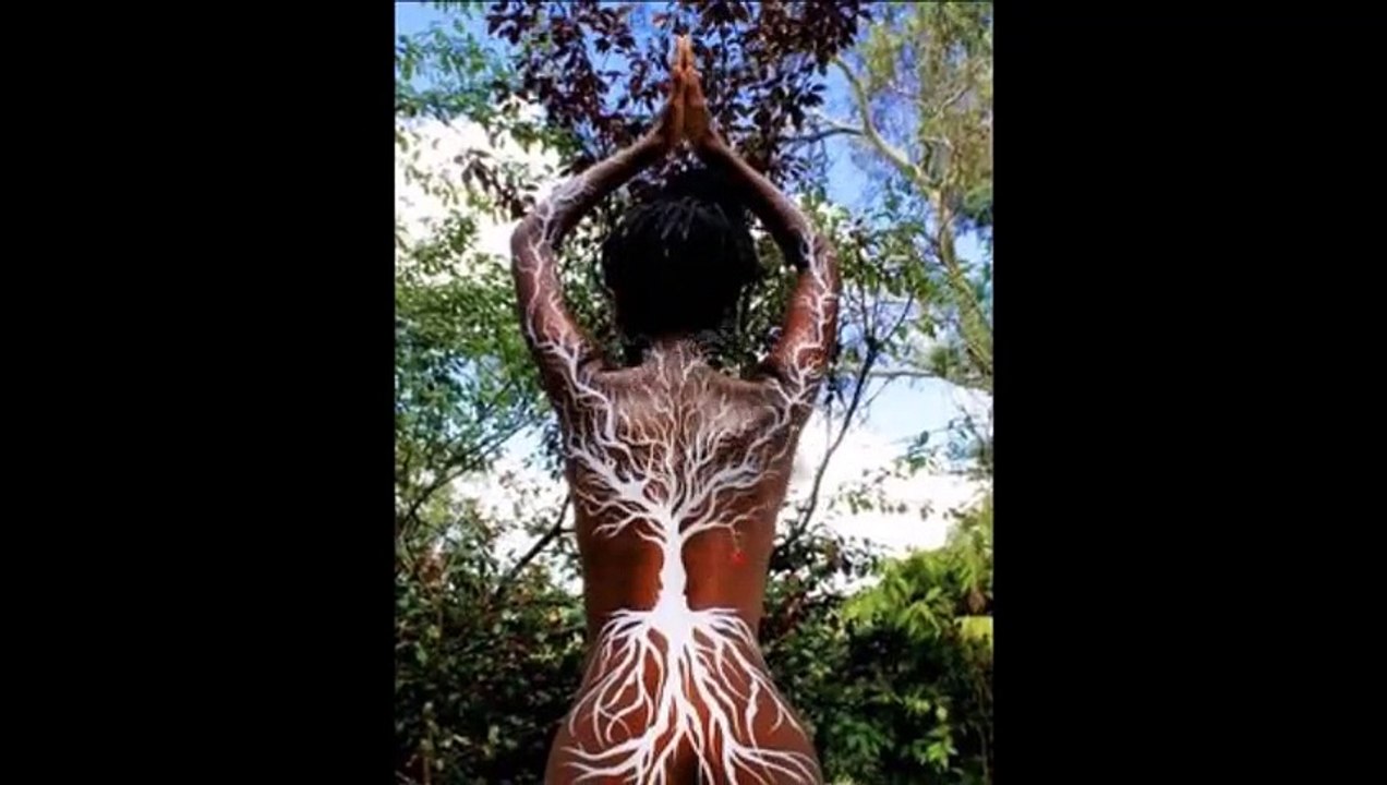 unbelievable trees  body paint