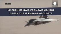 Douze enfants-soldats tués par la première frappe française contre Daesh