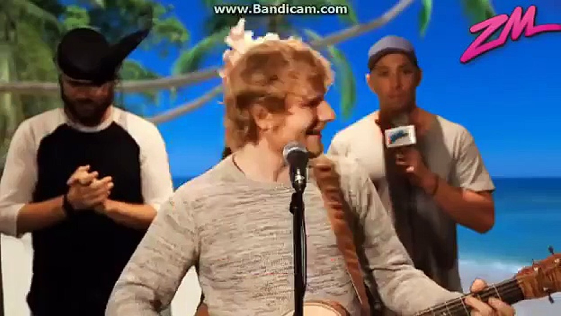 Ed Sheeran Multi-Talent-Ed Funny Clip NZ 2015