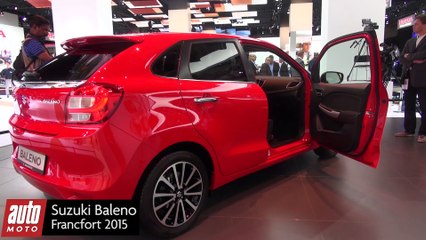 Salon de Francfort 2015 : Suzuki Baleno