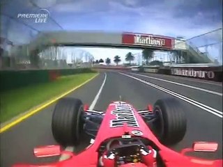 F1 Melbourne 2005 FP2 - Michael Schumacher 2 Laps Onboard!