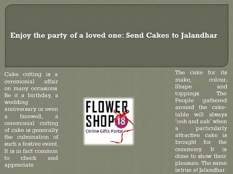 Send Flowers to Jalandhar | Send Cakes to Jalandhar | Florist in Jalandhar