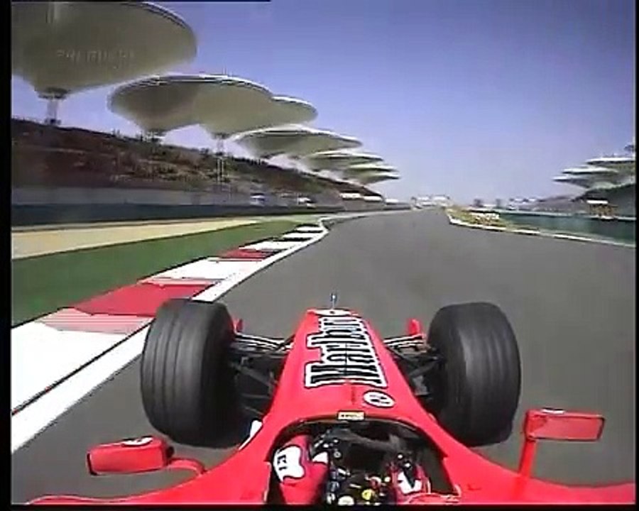 F1 Chinese GP Shanghai 2005 FP4 - Schumi Onboard Action!