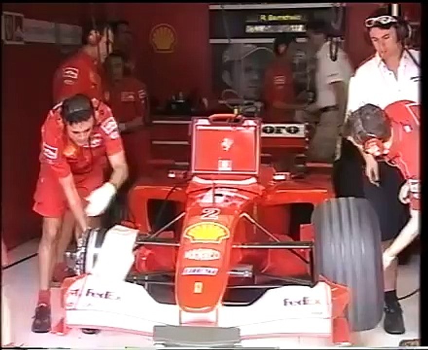 F1 Malaysian GP Sepang 2001 - Qualifying - Michael Schumacher 2 Qualifying Laps!