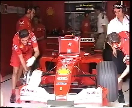 F1 Malaysian GP Sepang 2001 - Qualifying - Michael Schumacher 2 Qualifying Laps!
