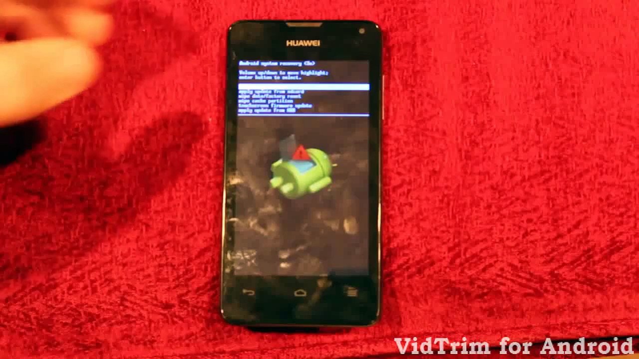 How To Hard Reset Factory Wipe Huawei Ascend Y300