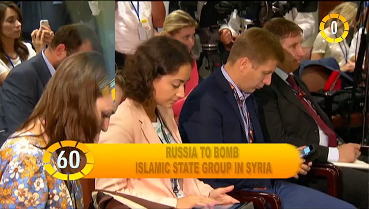 In 60 Seconds: Russia to bomb islamic state group in Syria