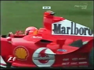 F1 Brazil 2004 FP3-FP4 Michael Schumacher Action