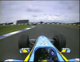 2004 British GP- Kimi Raikkonen, Schumacher, Alonso