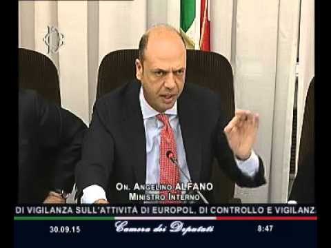 Roma - Fenomeno migratorio, audizione Alfano (30.09.15)