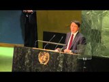 New York - Renzi interviene alla 70ª Assemblea Generale delle Nazioni Unite (29.09.15)