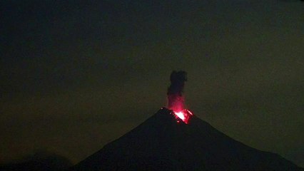 Mexico's Colima volcano spews ash