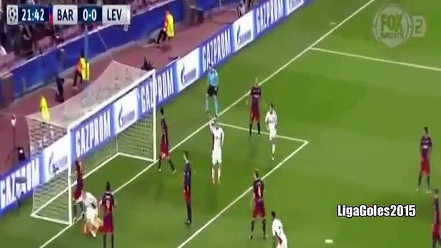 Barcelona vs Bayer Leverkusen 2-1 All Goals 2015 HD2