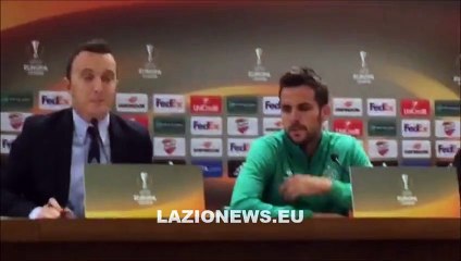 Lazio-Saint Etienne, Corgnet in conferenza stampa (30-09-2015)
