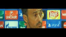 Luis Enrique interview  - Barcelona vs Bayer Leverkusen (29_09_2015)