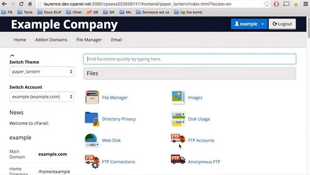 Cpanel Tutorial :: Change Interface Language
