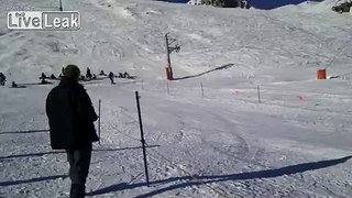 Classic Snowboarder Fail.