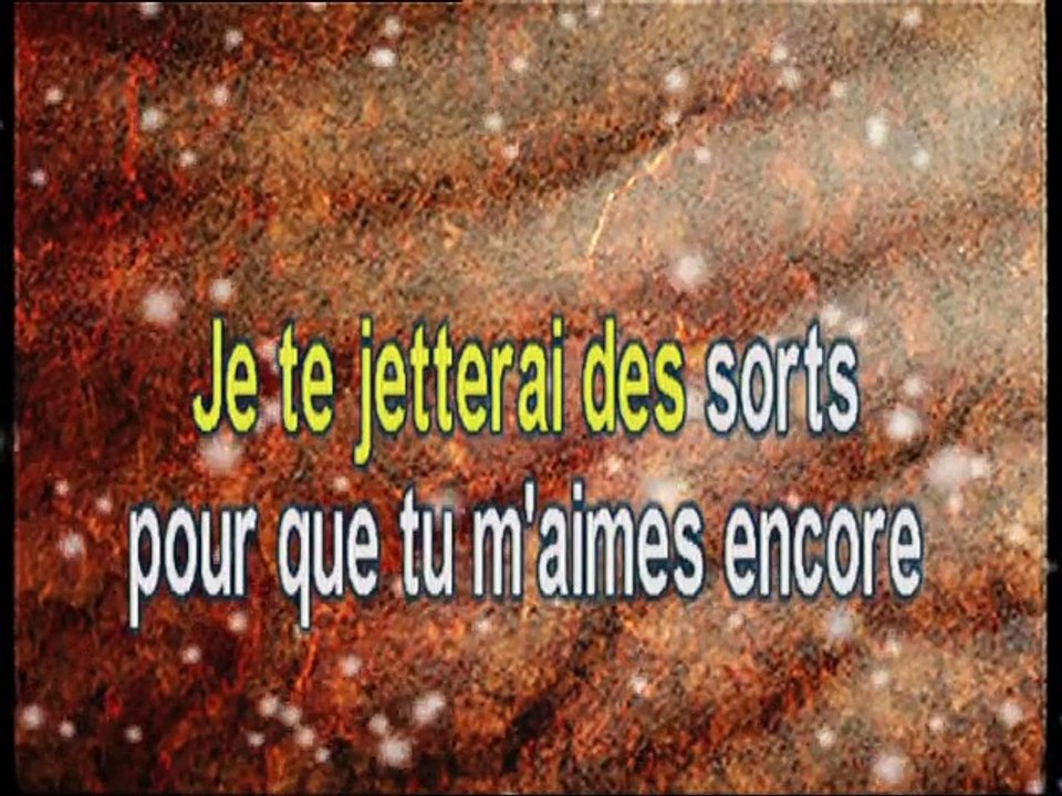 KARAOKE CELINE DION - Pour que tu m'aime encore