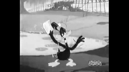 Daffy Duck - The Impatient Patient (1942, Black and White)