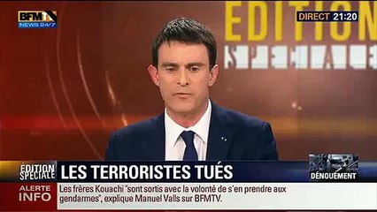 Manuel Valls  - Guerre de Civilisation - Entretien sur BFM TV le 09/01/15