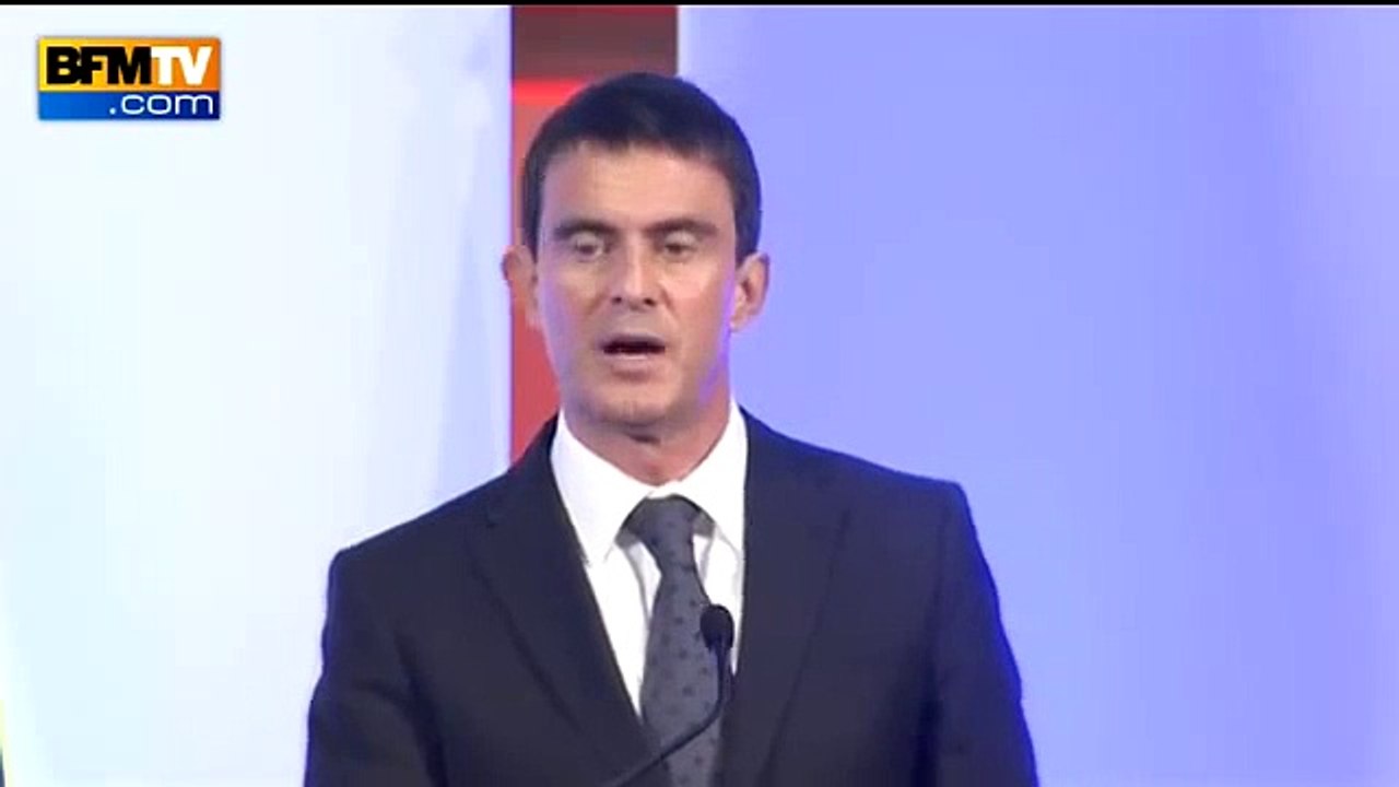 Manuel Valls - Monde de la finance - Vidéo BFM TV le 06/10/14