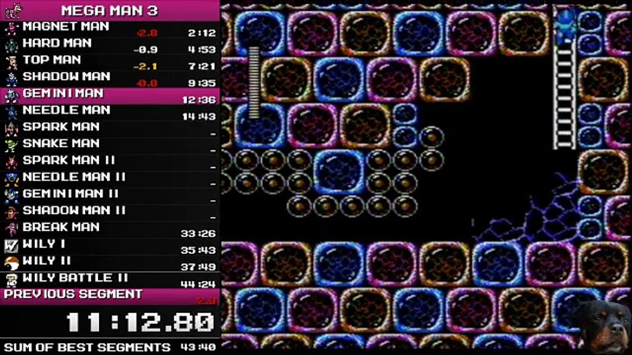 Mega Man 3 (Any%) - 44:19