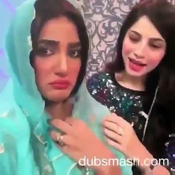 Neelum Munir and Mathira Dubsmash Going Viral on Social Media